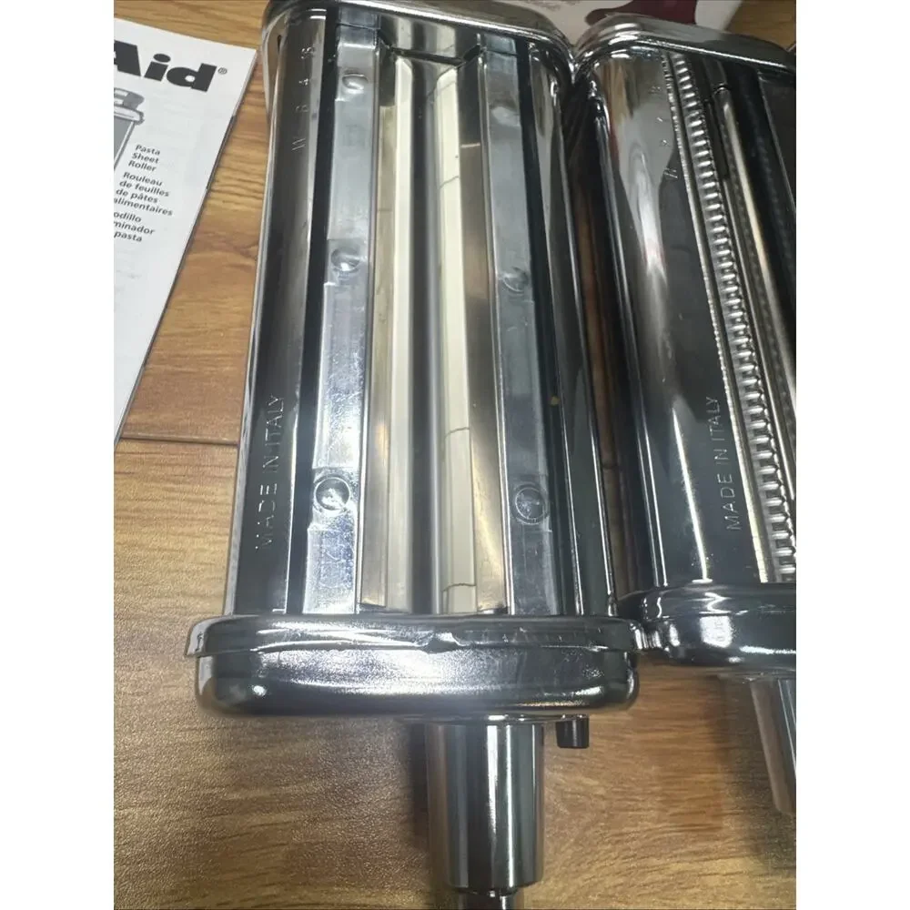 Kitchenaid 3 Piece Pasta Roller and Cutter Attachment KPRA Stand Mixer Italy